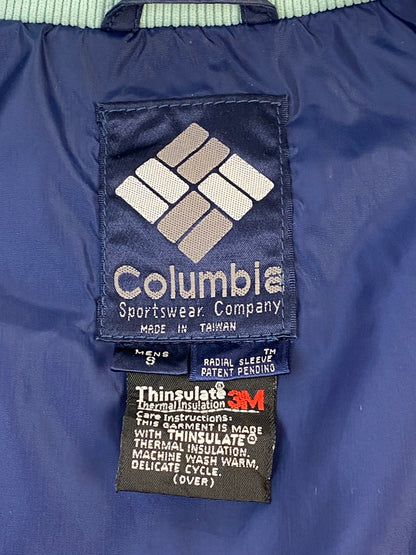 【中古品】【メンズ】 Columbia コロンビア THINSULATE 3M NYLON JACKET 80S 台湾製 ナイロンジャケット 80年代 メンズ アウター アウトドア フード無し 144-250804-em-54-min サイズ：S カラー：グリーン系 万代Net店