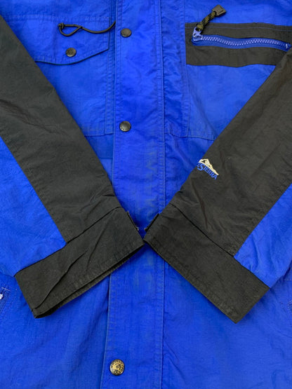 【現状渡し品】【メンズ】 WHITE SIERRA ホワイトシエラ MOUNTAIN PARKA マウンテンパーカー ナイロンジャケット 146-260611-kt-05-min サイズ：L カラー：ブルー系 万代Net店