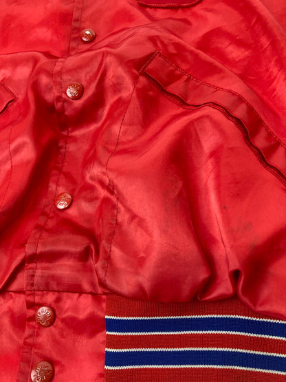 【現状渡し品】【メンズ】 KING LOUIE 80's NYLON STADIUM JACKET キングルイ USA製 ナイロンスタジャン アウター 146-250517-yn-12-min サイズ：M カラー：レッド 万代Net店