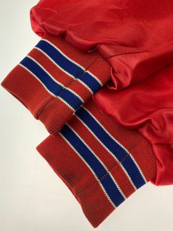 【現状渡し品】【メンズ】 KING LOUIE 80's NYLON STADIUM JACKET キングルイ USA製 ナイロンスタジャン アウター 146-250517-yn-12-min サイズ：M カラー：レッド 万代Net店