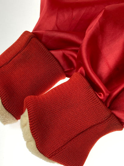 【現状渡し品】【メンズ】 KING LOUIE 80's NYLON STADIUM JACKET キングルイ USA製 ナイロンスタジャン アウター 146-250517-yn-12-min サイズ：M カラー：レッド 万代Net店