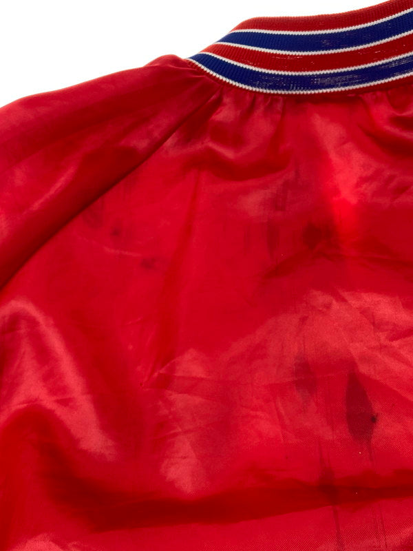 【現状渡し品】【メンズ】 KING LOUIE 80's NYLON STADIUM JACKET キングルイ USA製 ナイロンスタジャン アウター 146-250517-yn-12-min サイズ：M カラー：レッド 万代Net店