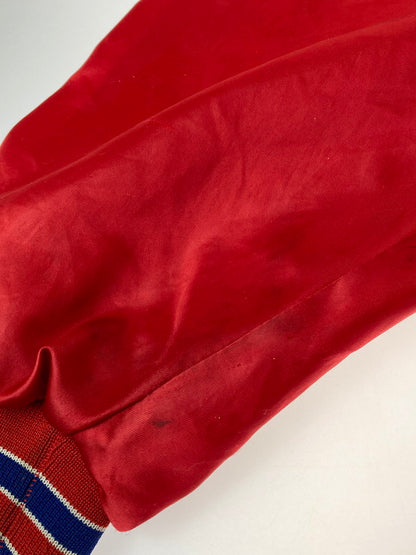 【現状渡し品】【メンズ】 KING LOUIE 80's NYLON STADIUM JACKET キングルイ USA製 ナイロンスタジャン アウター 146-250517-yn-12-min サイズ：M カラー：レッド 万代Net店