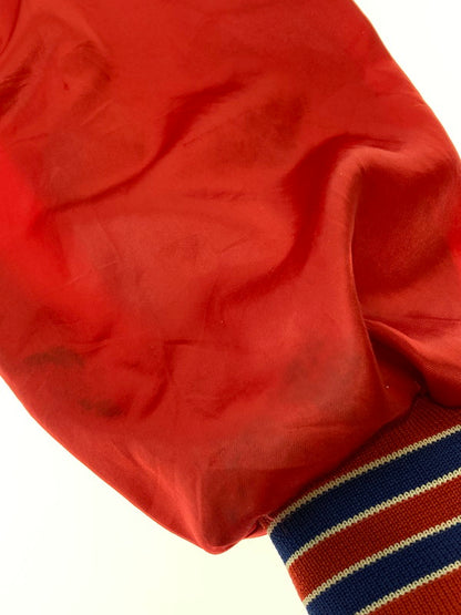 【現状渡し品】【メンズ】 KING LOUIE 80's NYLON STADIUM JACKET キングルイ USA製 ナイロンスタジャン アウター 146-250517-yn-12-min サイズ：M カラー：レッド 万代Net店