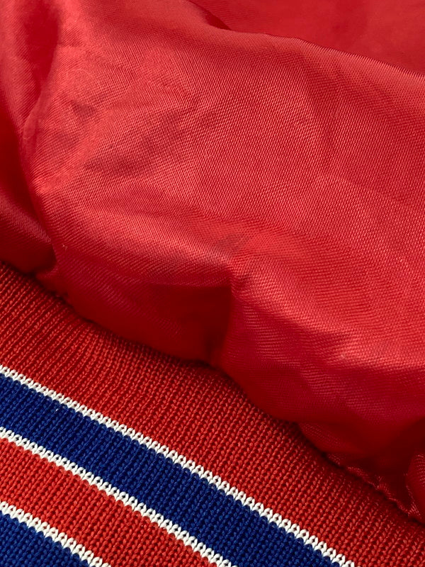 【現状渡し品】【メンズ】 KING LOUIE 80's NYLON STADIUM JACKET キングルイ USA製 ナイロンスタジャン アウター 146-250517-yn-12-min サイズ：M カラー：レッド 万代Net店