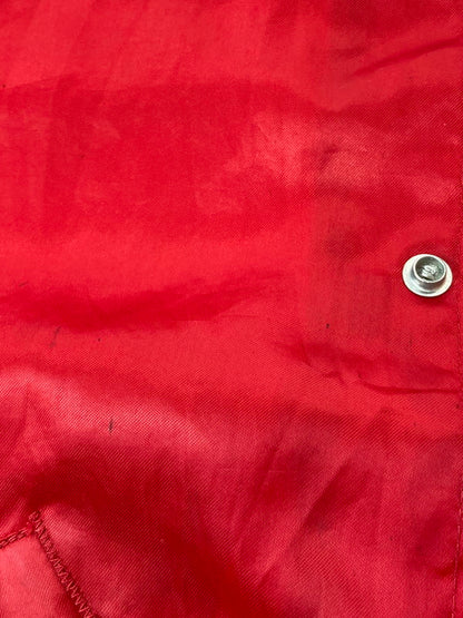 【現状渡し品】【メンズ】 KING LOUIE 80's NYLON STADIUM JACKET キングルイ USA製 ナイロンスタジャン アウター 146-250517-yn-12-min サイズ：M カラー：レッド 万代Net店