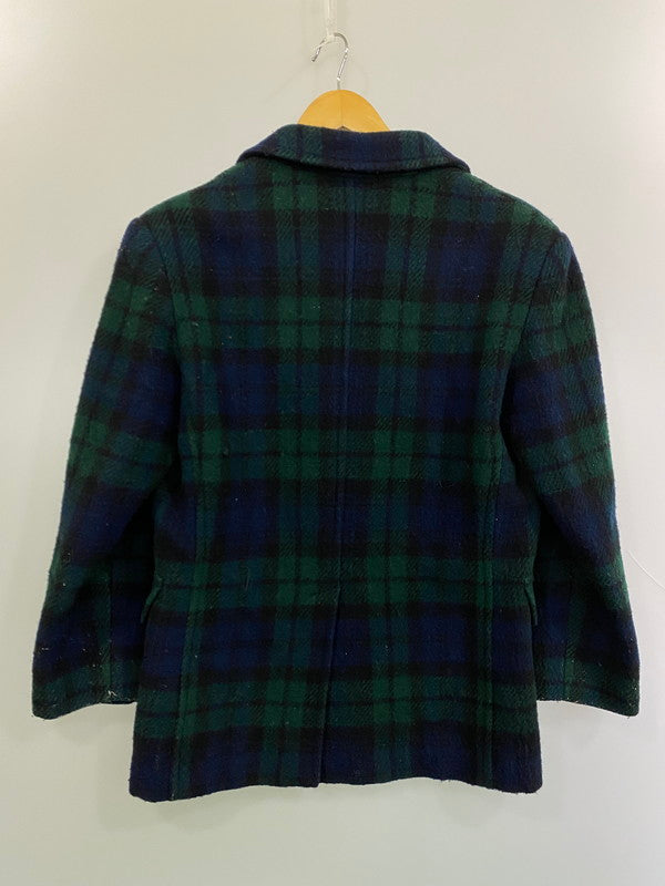 【中古品】【メンズ】 POLO RALPH LAUREN ポロ・ラルフローレン 6427 80S 90S ブラックウォッチ 2B ウールジャケット 146-250411-ks-33-min サイズ：9 カラー：ブルー/グリーン 万代Net店