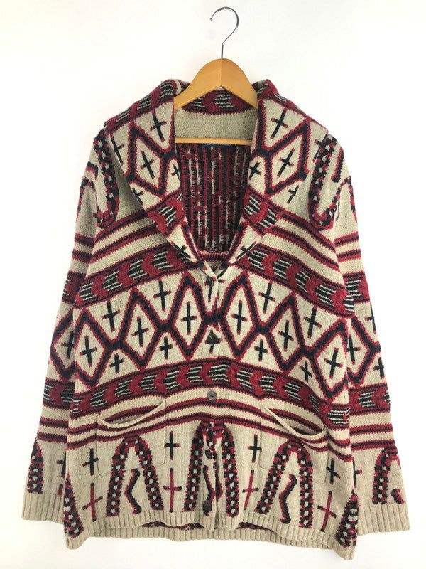 【中古品】【メンズ】 POLO RALPH LAUREN ポロ・ラルフローレン ネイティブ柄 ショールカラーカーディガン 146-251027-na-20-tag サイズ：L カラー：マルチカラー 万代Net店