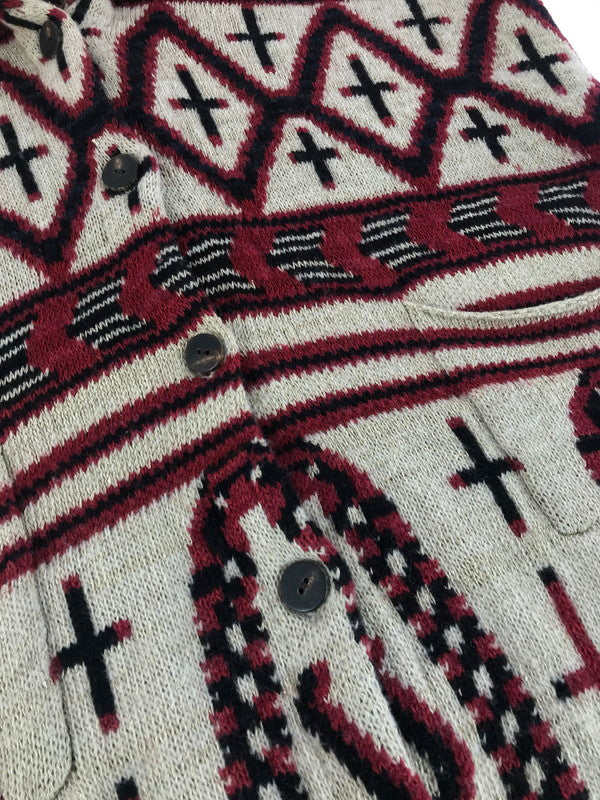 【中古品】【メンズ】 POLO RALPH LAUREN ポロ・ラルフローレン ネイティブ柄 ショールカラーカーディガン 146-251027-na-20-tag サイズ：L カラー：マルチカラー 万代Net店