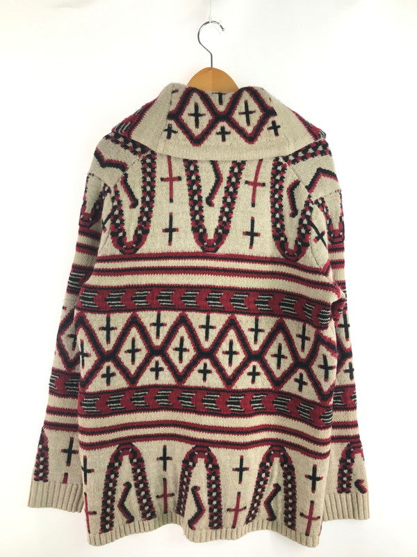 【中古品】【メンズ】 POLO RALPH LAUREN ポロ・ラルフローレン ネイティブ柄 ショールカラーカーディガン 146-251027-na-20-tag サイズ：L カラー：マルチカラー 万代Net店