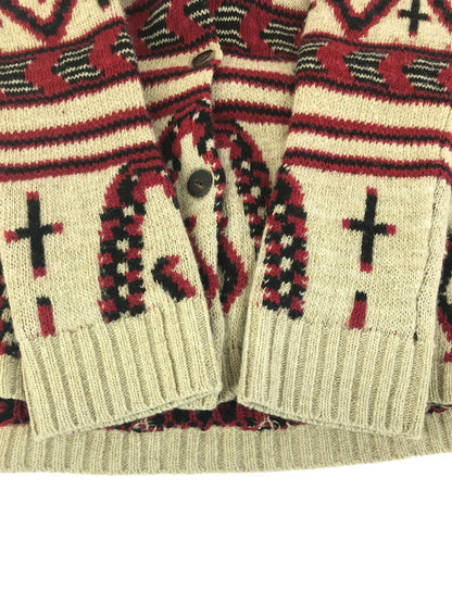 【中古品】【メンズ】 POLO RALPH LAUREN ポロ・ラルフローレン ネイティブ柄 ショールカラーカーディガン 146-251027-na-20-tag サイズ：L カラー：マルチカラー 万代Net店