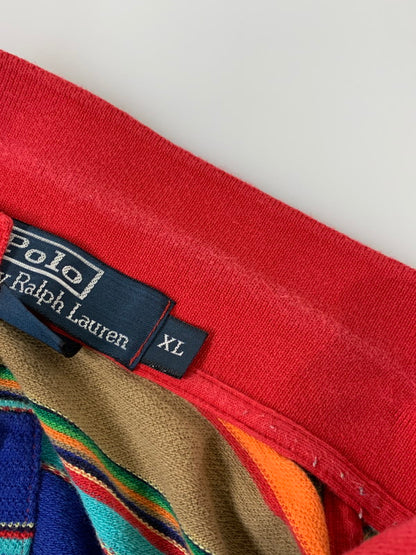 【中古品】【メンズ】 POLO RALPH LAUREN ポロ・ラルフローレン NAVAHO SS POLO SHIRT ポロシャツ 146-250422-AS-16-min サイズ：XL カラー：マルチカラー 万代Net店
