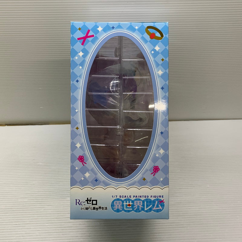 【中古品】 Wonderful Works 異世界レム 1 7スケールフィギュア Re：ゼロから始める異世界生活 053-260407-em-12-min 万代Net店