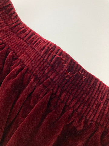 【中古品】【メンズ】 PARADOXE PARIS パラドックスパリス FW23 VELVET BAGGY TRACK PANTS ベルベットバギートラックパンツ 152-250413-ks-14-min サイズ：M 万代Net店