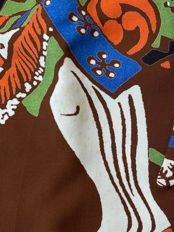 【現状渡し品】【メンズ】 SUN SURF サンサーフ SS20880 SPECIAL EDITION実名復刻DRIFT WOOD SPORTSWEARRAYON L S THE BOYS FESTIVAL Style シャツ トップス 145-250411-ks-44-min カラー：ブラウン系 万代Net店