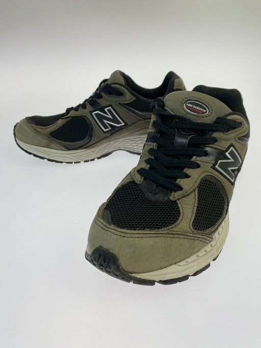 【中古品】【メンズ】 NEW BALANCE ニューバランス BLACK ML2002RB スニーカー 靴 163-250417-jt-19-min サイズ：US 7.5 25.5cm カラー：オリーブ/ブラック 万代Net店