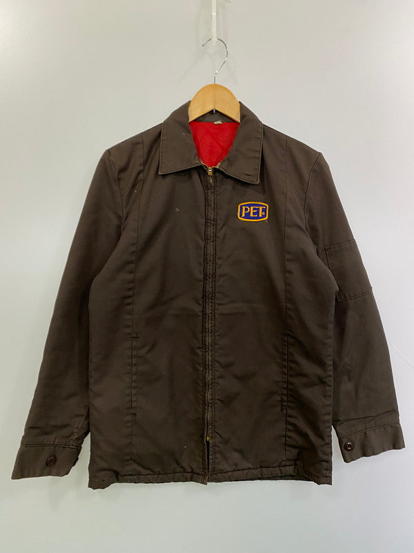 【中古品】【メンズ】 USED WORK JACKET ユーズド ウォーク ジャケット メンズ トップス フルジップ 146-250427-em-23-min サイズ：S カラー：ブラウン 万代Net店