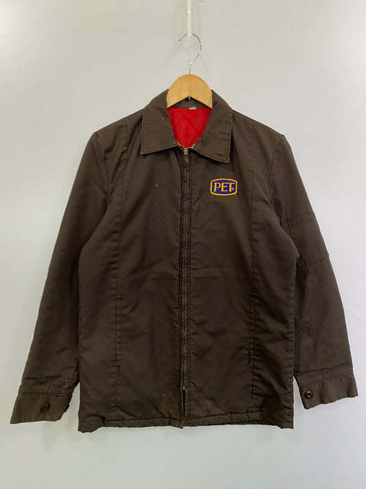 【中古品】【メンズ】 USED WORK JACKET ユーズド ウォーク ジャケット メンズ トップス フルジップ 146-250427-em-23-min サイズ：S カラー：ブラウン 万代Net店