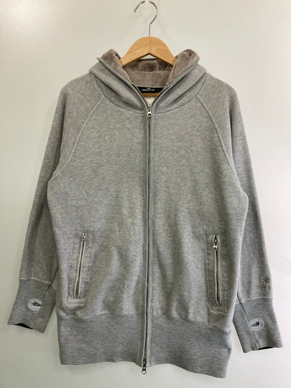 【中古品】【メンズ】 SNOW PEAK スノーピーク SW-U010 DOUBLE FACE ZIP PARKER シップパーカー 144-250414-ks-06-min サイズ：S カラー：グレー 万代Net店