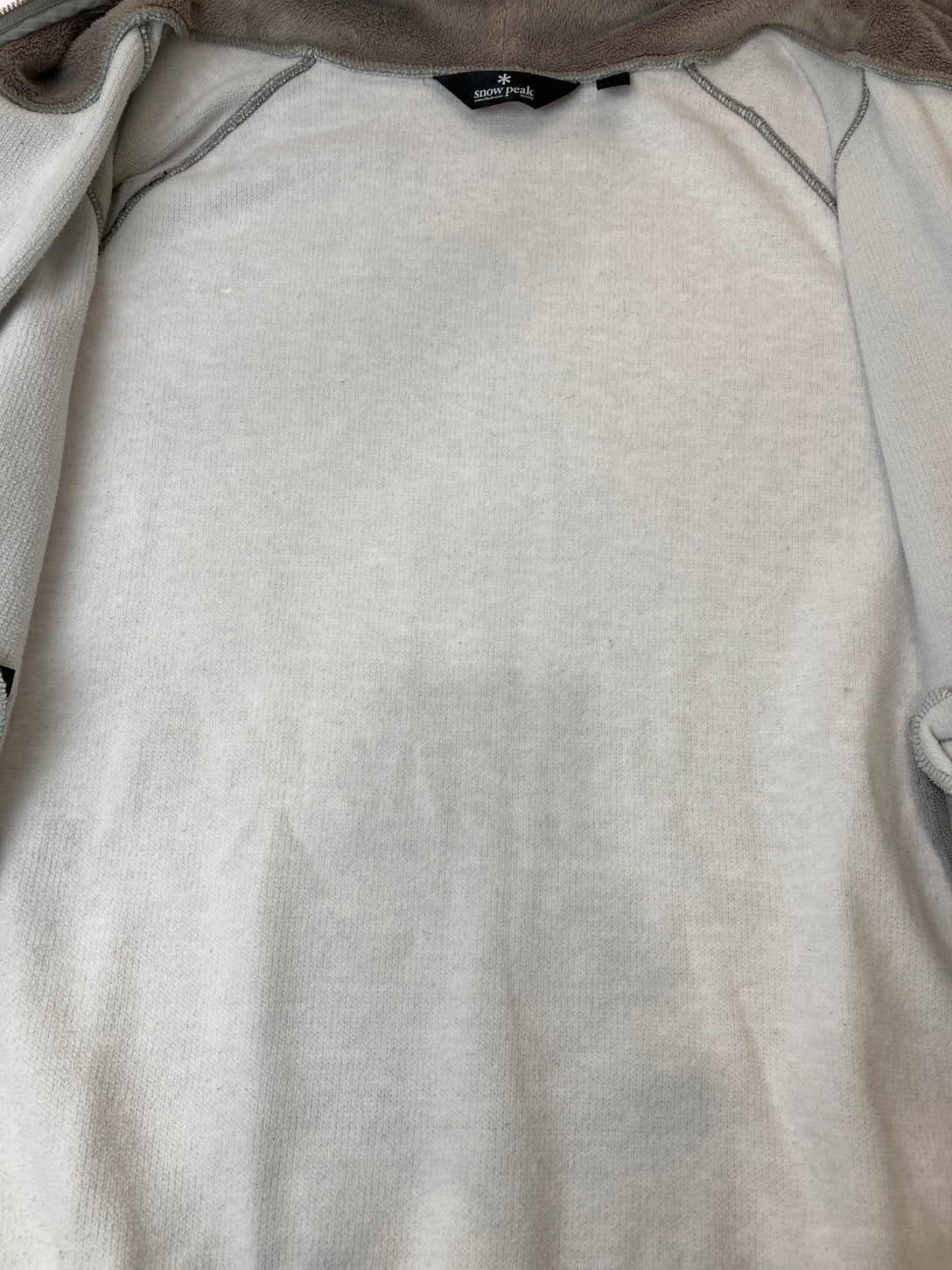 【中古品】【メンズ】 SNOW PEAK スノーピーク SW-U010 DOUBLE FACE ZIP PARKER シップパーカー 144-250414-ks-06-min サイズ：S カラー：グレー 万代Net店