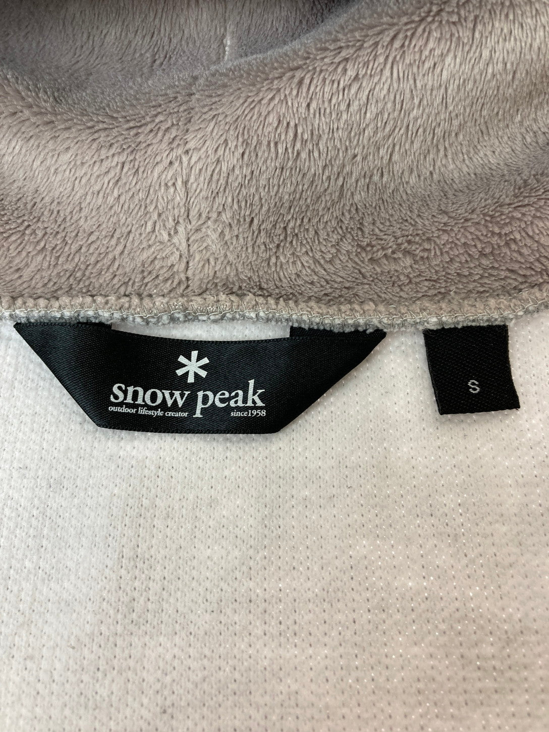 【中古品】【メンズ】 SNOW PEAK スノーピーク SW-U010 DOUBLE FACE ZIP PARKER シップパーカー 144-250414-ks-06-min サイズ：S カラー：グレー 万代Net店