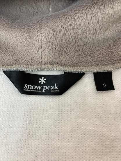 【中古品】【メンズ】 SNOW PEAK スノーピーク SW-U010 DOUBLE FACE ZIP PARKER シップパーカー 144-250414-ks-06-min サイズ：S カラー：グレー 万代Net店