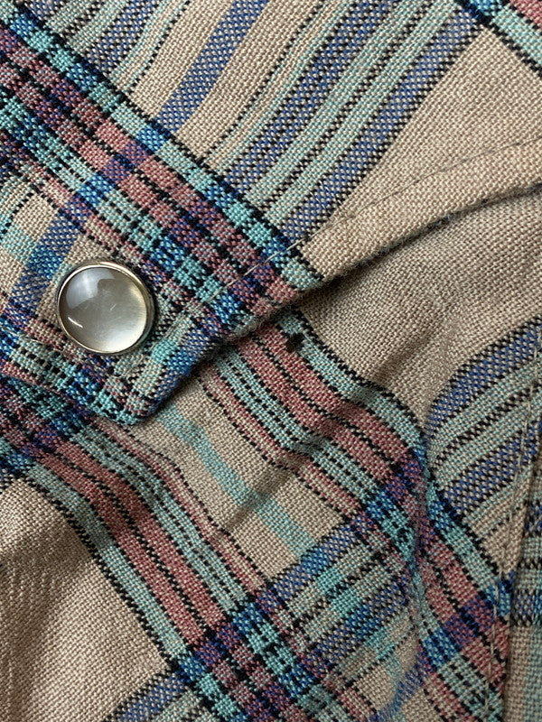 【現状渡し品】【メンズ】 PENDLETON ペンドルトン 70S WESTERN SHIRT ウェスタンシャツ トップス 146-250419-ks-37-min サイズ：L 万代Net店