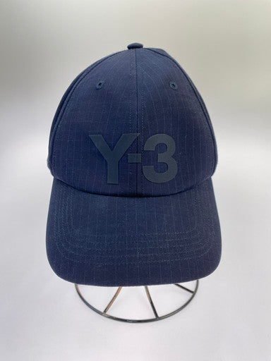 【中古品】【メンズ】 Y-3 ワイスリー RIP STOP LOGO CAP GT6383 ロゴキャップ 帽子 185-250418-yn-19-min カラー：ネイビー 万代Net店