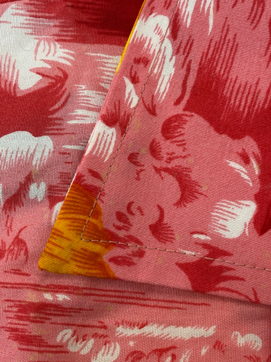 【中古品】【メンズ】 A PLAY Z アロハシャツ トップス 146-250423-ks-07-min サイズ：16 カラー：ピンク系 万代Net店