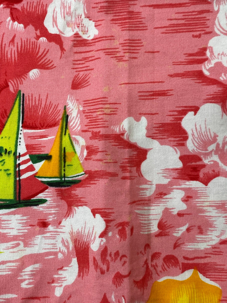 【中古品】【メンズ】 A PLAY Z アロハシャツ トップス 146-250423-ks-07-min サイズ：16 カラー：ピンク系 万代Net店