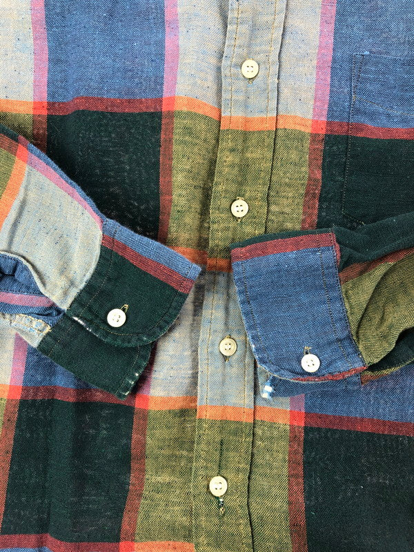 【現状渡し品】【メンズ】 MCGREGOR 765 マクレガー 60's CHECK BD SHIRT 60年代 チェック ボタンダウン シャツ トップス ヴィンテージ 146-260514-rt-15-tagh サイズ：不明 下記参照 カラー：マルチカラー 万代Net店