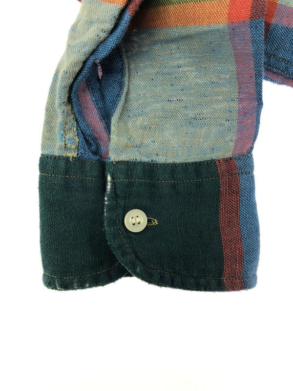 【現状渡し品】【メンズ】 MCGREGOR 765 マクレガー 60's CHECK BD SHIRT 60年代 チェック ボタンダウン シャツ トップス ヴィンテージ 146-260514-rt-15-tagh サイズ：不明 下記参照 カラー：マルチカラー 万代Net店