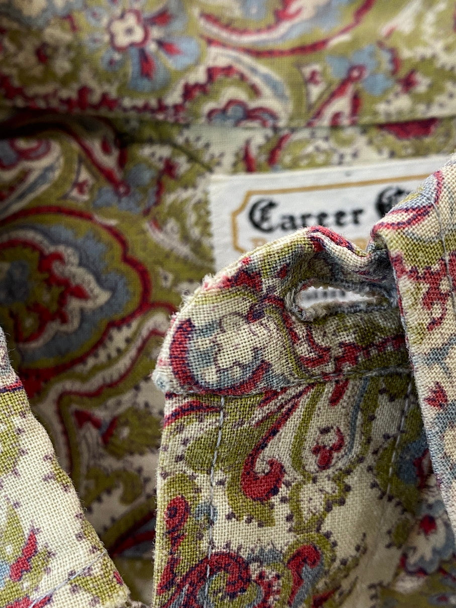 【中古品】【メンズ】 CAREER CLUB キャリアクラブ 70'S PAISLEY BD SHIRT シャツ トップス 146-250423-ks-02-min サイズ：S 万代Net店