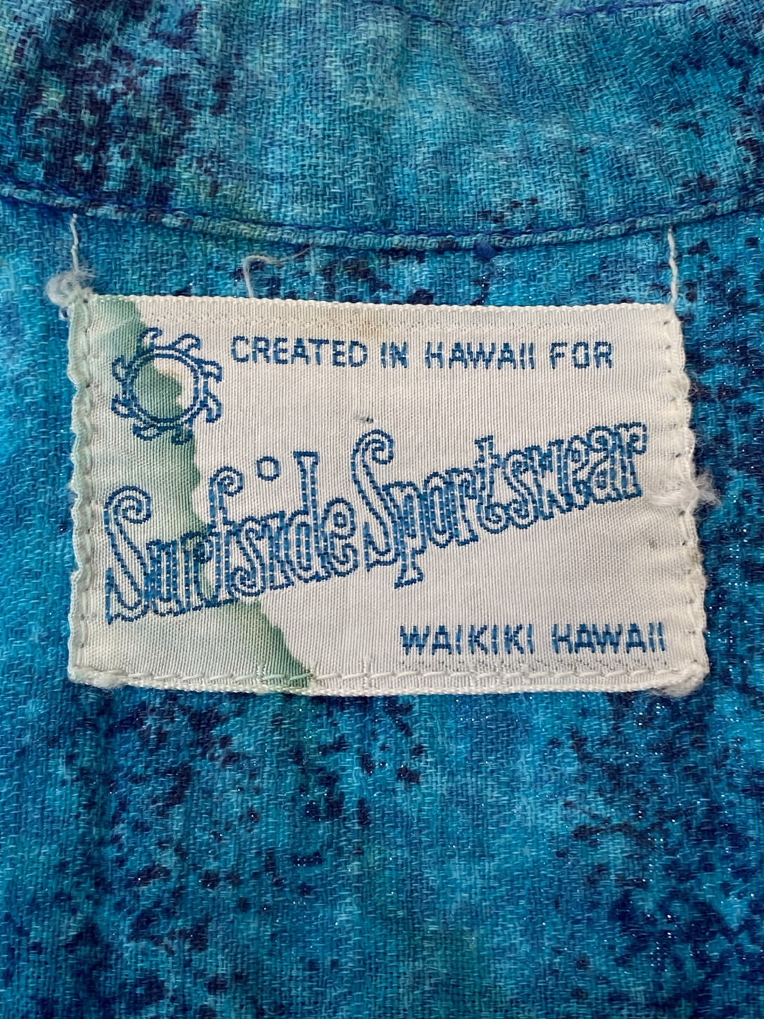 【中古品】【メンズ】 SURFSIDE SPORTSWEAR サーフサイドスポーツウエア 60'S アロハシャツ ショートスリーブ 146-250415-AS-26-min カラー：ブルー 万代Net店