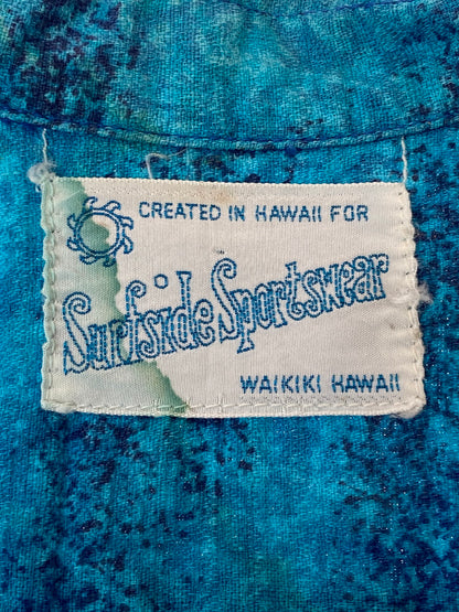 【中古品】【メンズ】 SURFSIDE SPORTSWEAR サーフサイドスポーツウエア 60'S アロハシャツ ショートスリーブ 146-250415-AS-26-min カラー：ブルー 万代Net店