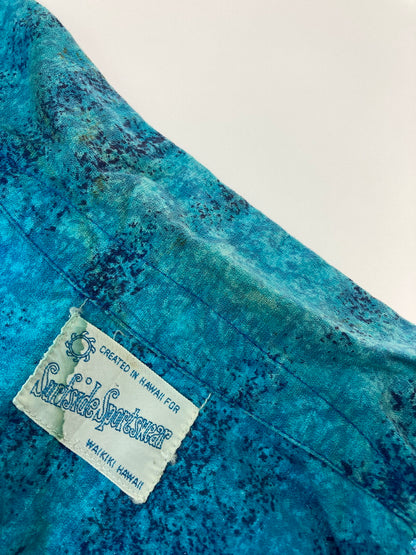 【中古品】【メンズ】 SURFSIDE SPORTSWEAR サーフサイドスポーツウエア 60'S アロハシャツ ショートスリーブ 146-250415-AS-26-min カラー：ブルー 万代Net店