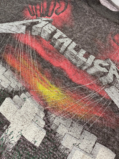 【現状渡し品】【メンズ】 SPRING FORD スプリングフォード c1987 METALLICA MASTER OF PUPPETS S S TEE Tシャツ トップス 146-250414-ks-07-min サイズ：不明 カラー：グレー 万代Net店