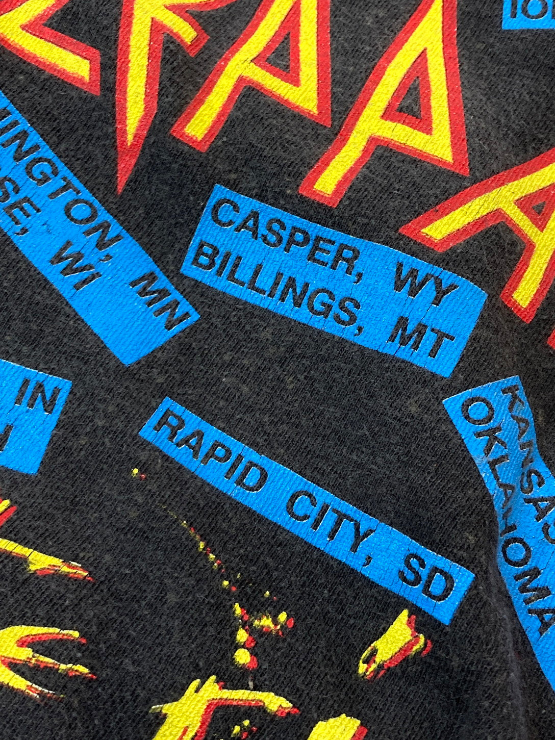 【現状渡し品】【メンズ】 USED c1988 DEF LEPPARD HYSTERIA S S TEE Tシャツ ショートスリーブ 146-250414-AS-21-min サイズ：不明 カラー：グレー 万代Net店