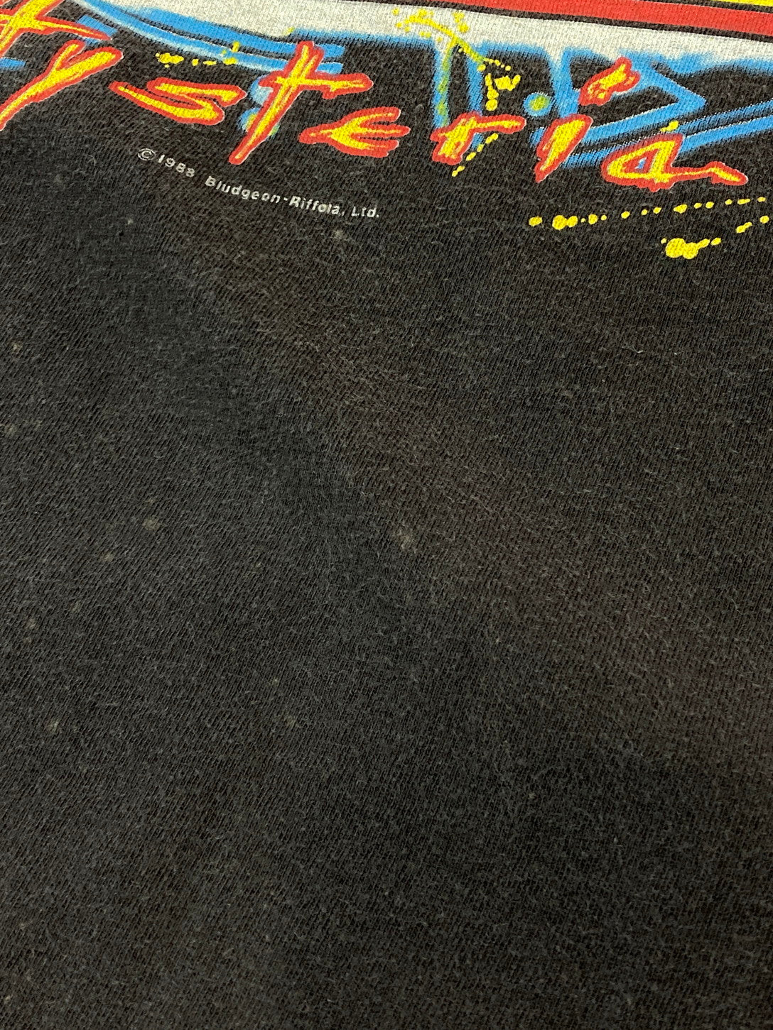 【現状渡し品】【メンズ】 USED c1988 DEF LEPPARD HYSTERIA S S TEE Tシャツ ショートスリーブ 146-250414-AS-21-min サイズ：不明 カラー：グレー 万代Net店