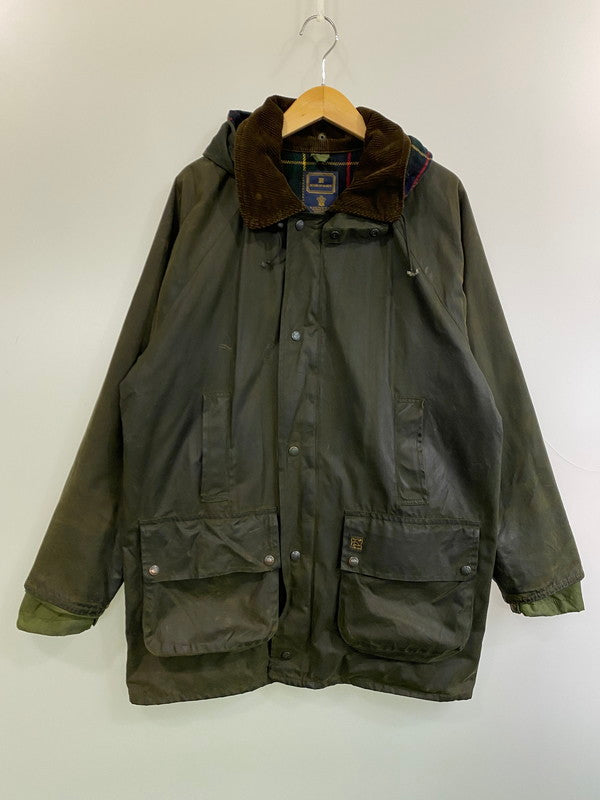 【現状渡し品】【メンズ】 HARDY ハーディー HOUSE OF HARDY イングランド製 オイルドジャケット 146-250419-ks-01-min サイズ：M カラー：カーキ 万代Net店