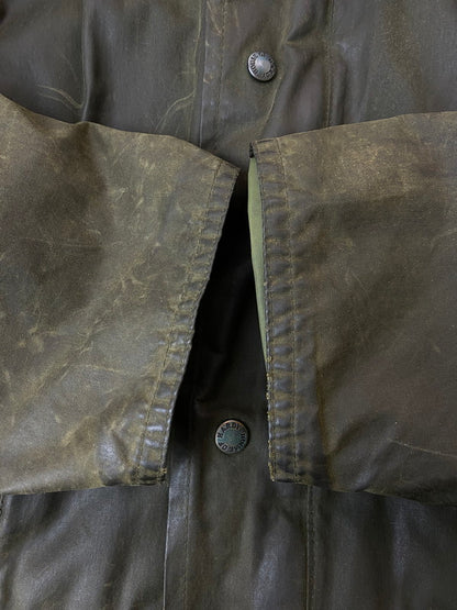 【現状渡し品】【メンズ】 HARDY ハーディー HOUSE OF HARDY イングランド製 オイルドジャケット 146-250419-ks-01-min サイズ：M カラー：カーキ 万代Net店