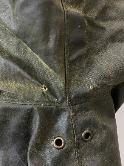 【現状渡し品】【メンズ】 HARDY ハーディー HOUSE OF HARDY イングランド製 オイルドジャケット 146-250419-ks-01-min サイズ：M カラー：カーキ 万代Net店