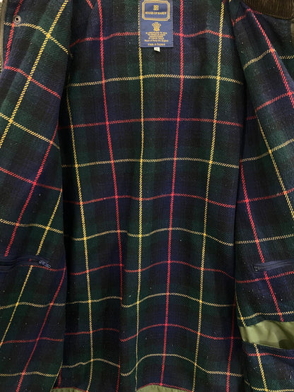 【現状渡し品】【メンズ】 HARDY ハーディー HOUSE OF HARDY イングランド製 オイルドジャケット 146-250419-ks-01-min サイズ：M カラー：カーキ 万代Net店