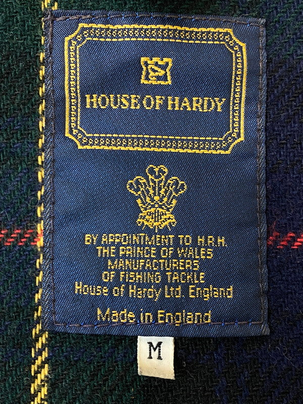 【現状渡し品】【メンズ】 HARDY ハーディー HOUSE OF HARDY イングランド製 オイルドジャケット 146-250419-ks-01-min サイズ：M カラー：カーキ 万代Net店