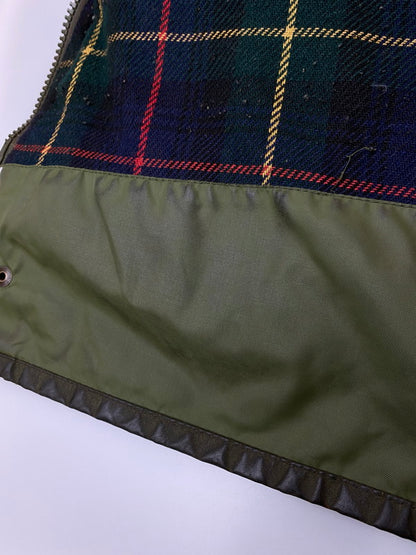 【現状渡し品】【メンズ】 HARDY ハーディー HOUSE OF HARDY イングランド製 オイルドジャケット 146-250419-ks-01-min サイズ：M カラー：カーキ 万代Net店