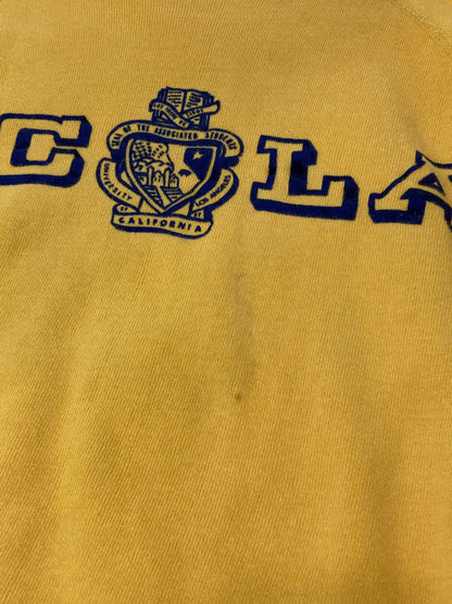 【現状渡し品】【メンズ】 VINTAGE 60'S "UCLA" COLLEGE SWEATSHIRT スウェット トレーナー 146-250415-AS-22-min カラー：イエロー 万代Net店