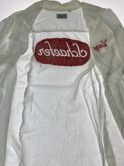 【中古品】【メンズ】 AMBERLEY アンバーリー 60'S BOWLING SHIRT ショートスリーブ 146-250415-AS-27-min サイズ：L カラー：ホワイト 万代Net店