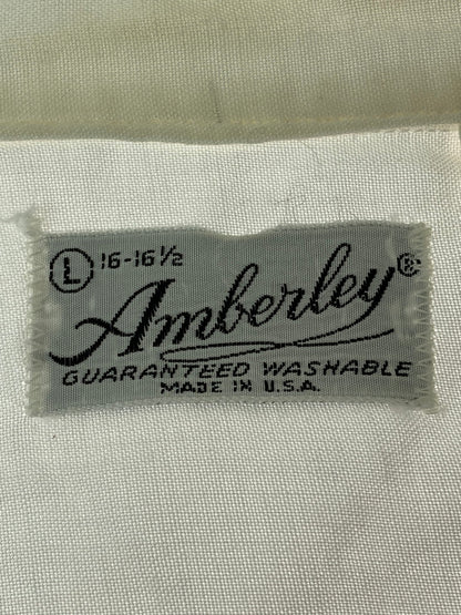 【中古品】【メンズ】 AMBERLEY アンバーリー 60'S BOWLING SHIRT ショートスリーブ 146-250415-AS-27-min サイズ：L カラー：ホワイト 万代Net店