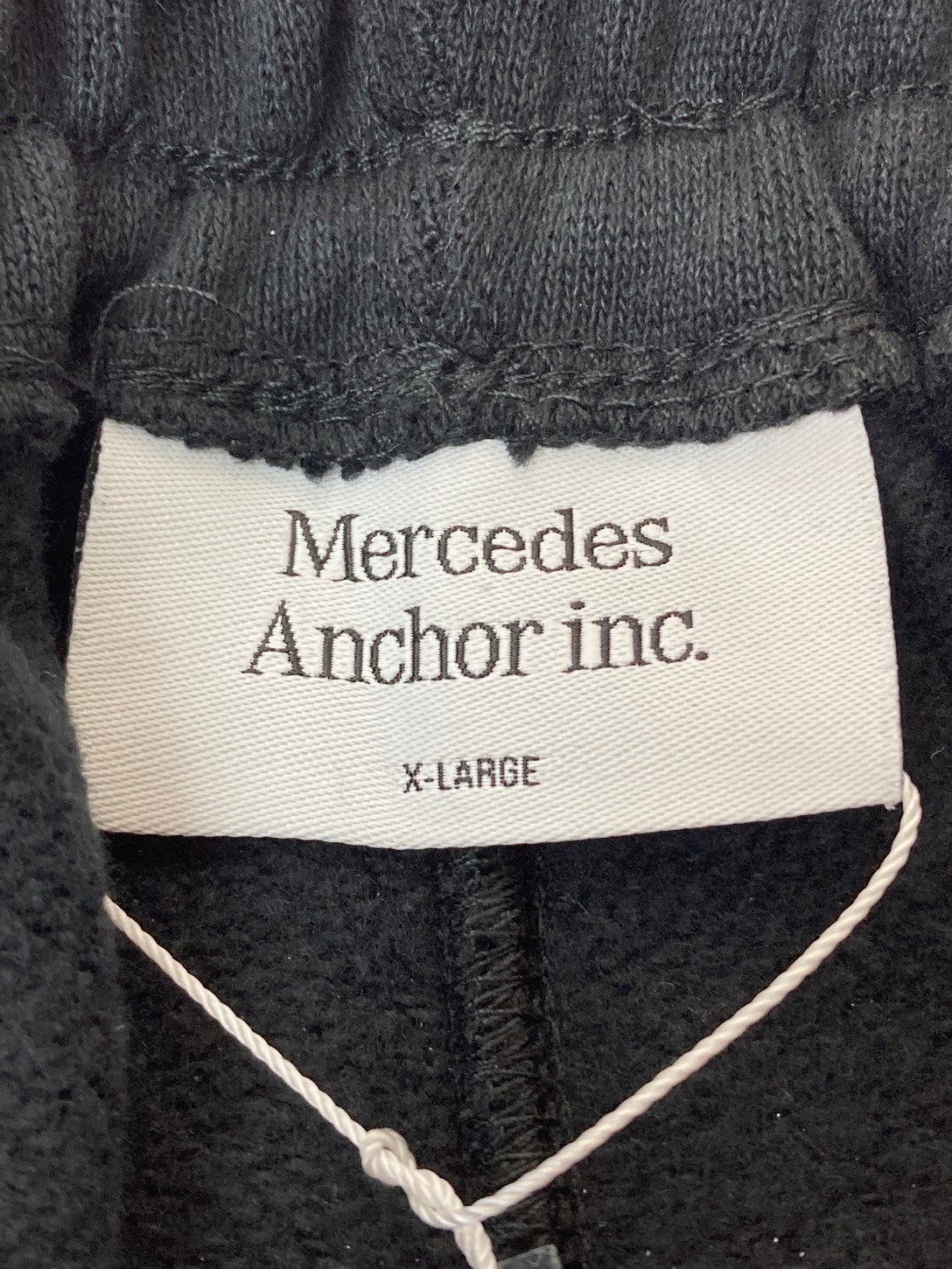 【中古美品】【メンズ】 MERCEDES ANCHOR INC メルセデスアンカーインク SWEAT PANTS ボトムス スウェット 153-250415-AS-36-min サイズ：XL カラー：ブラック 万代Net店