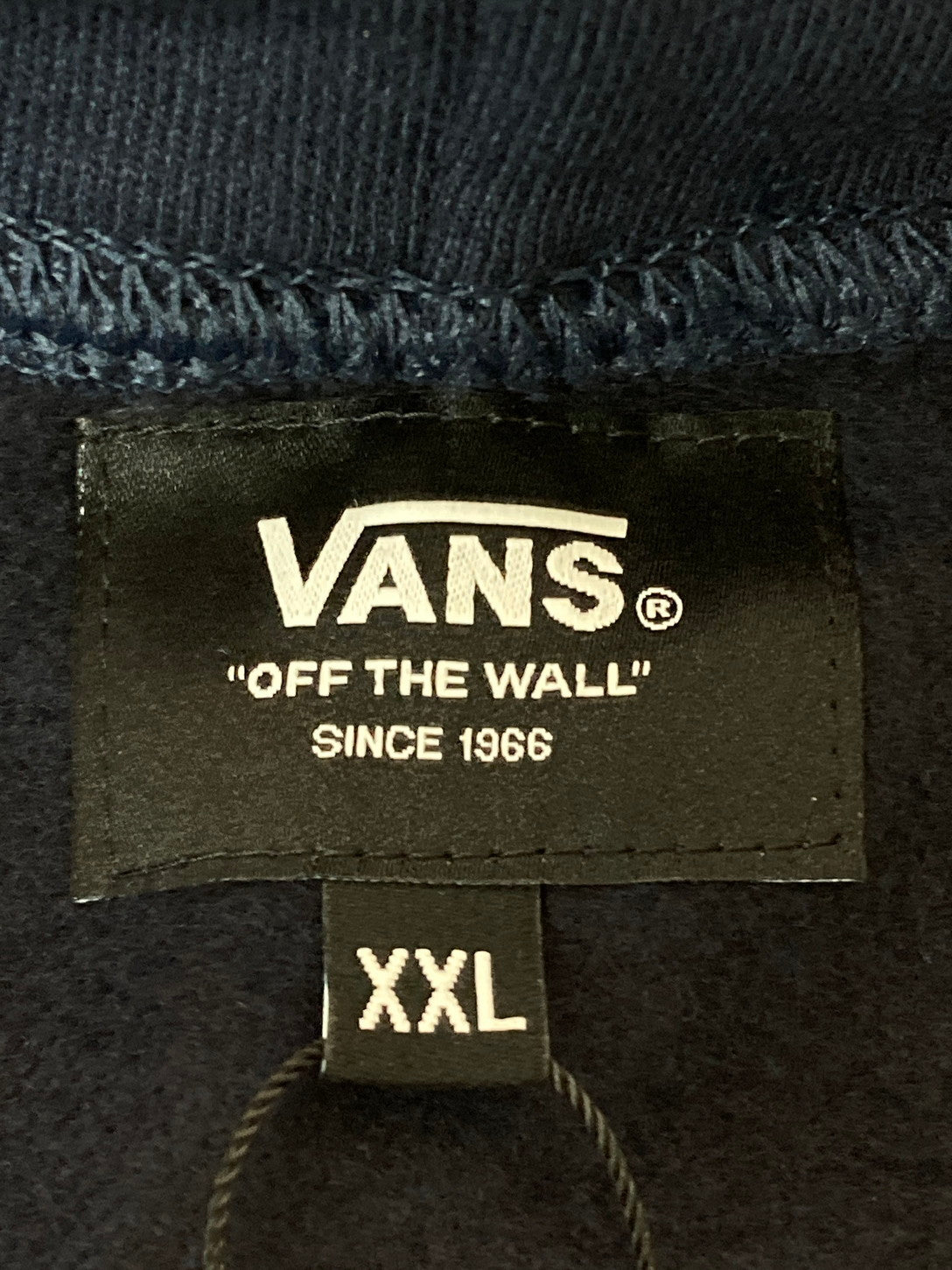 【中古品】【メンズ】 ALWAYTH オルウェイズ ×VANS LOGO HOODIE フーディ 142-250414-ks-02-min サイズ：XXL カラー：ネイビー 万代Net店